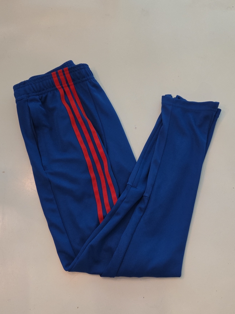 Adidas Royal Blue Red 3 Stripe Tiro Soccer Track Pants M